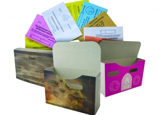 Pic of Boxed Sets of Church Offering Envelopes